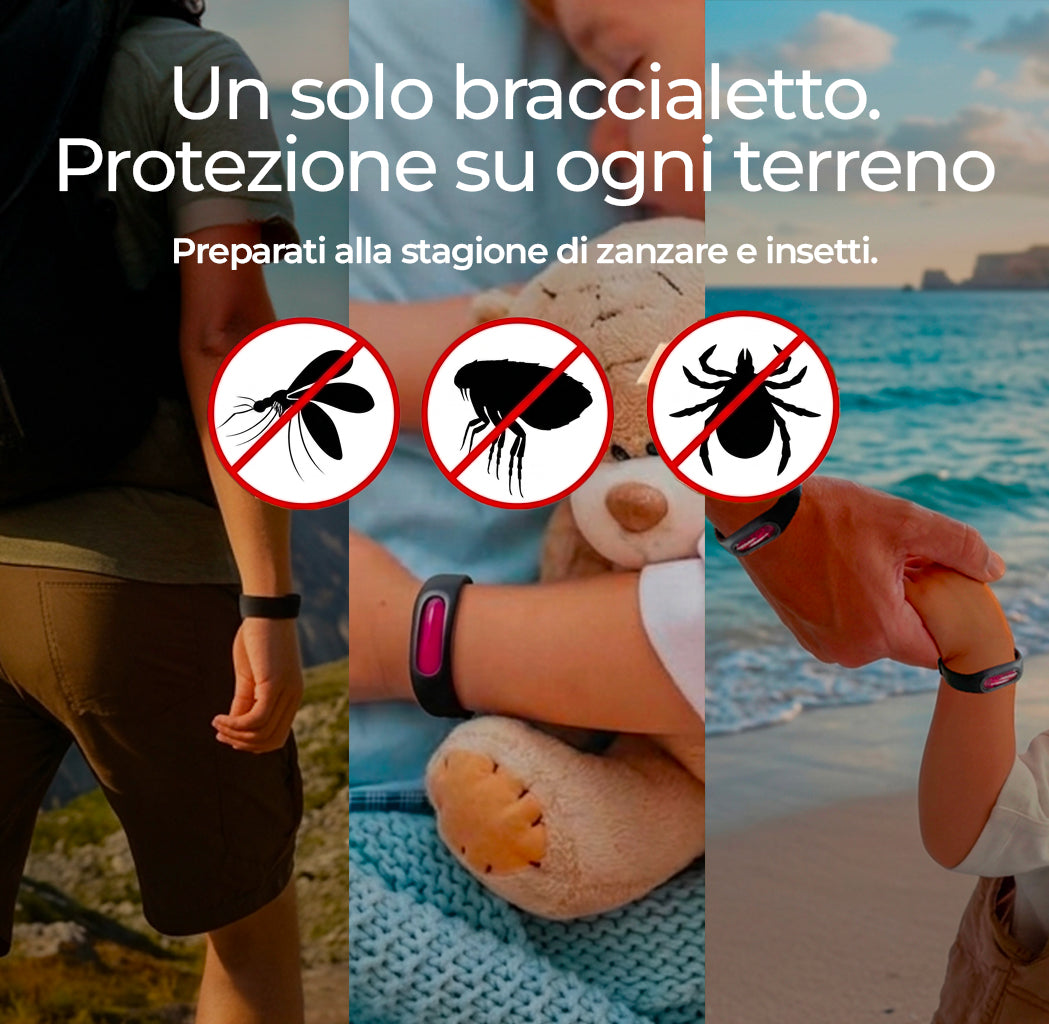Braccialetto originale anti-zanzare (colori misti)